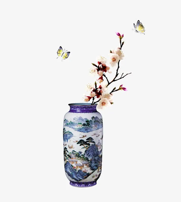平面设计花瓶免抠