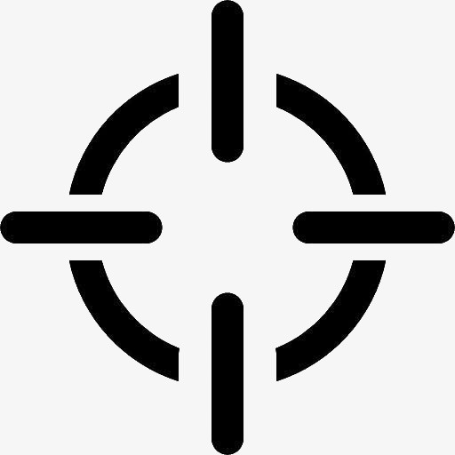 瞄准准星图标免抠