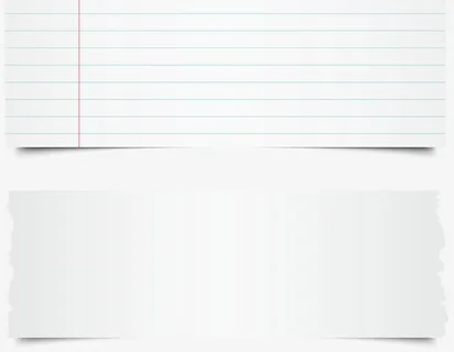 传真纸png元素免抠