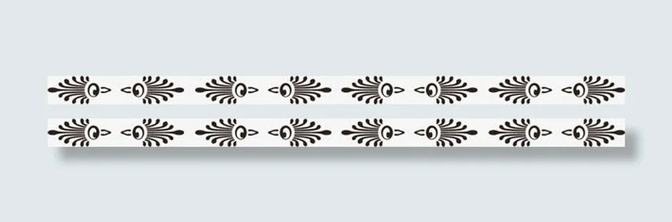 中国风花纹复古分割线免抠