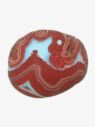 山水图案石头免抠