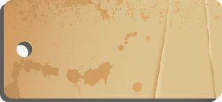 墨汁复古矢量纸张图免抠