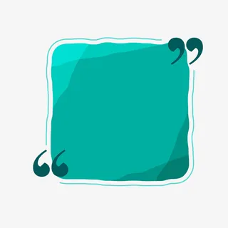 正方形绿色标签矢量图免抠