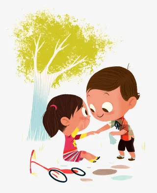 扁平化卡通形象素材免抠