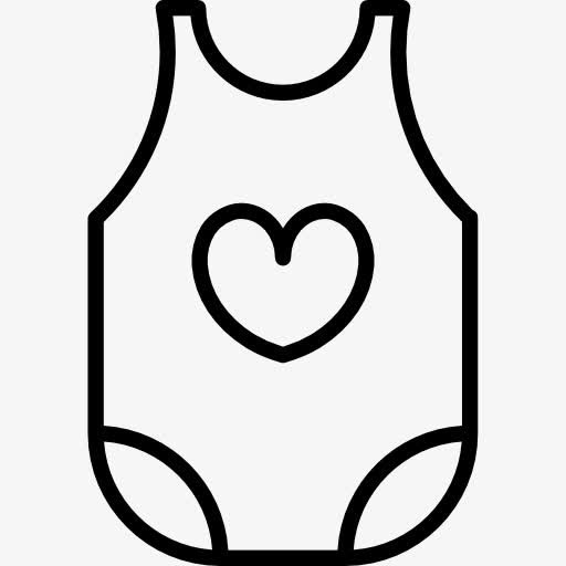 夏天女孩衣服图标免抠
