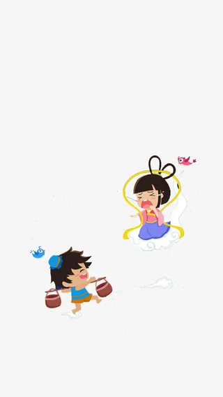 牛郎织女相会免抠