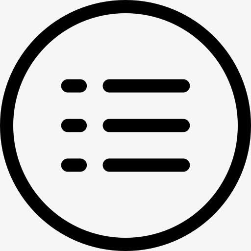 菜单圆形按钮图标免抠