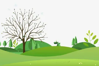 卡通小清新旅游海报免抠