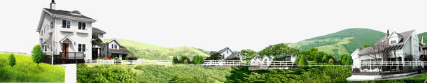 靓丽清晰建筑春天免抠