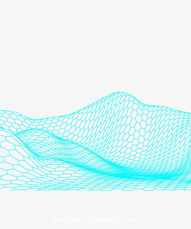 炫科技感山脉起伏3D立体背景纹理装饰