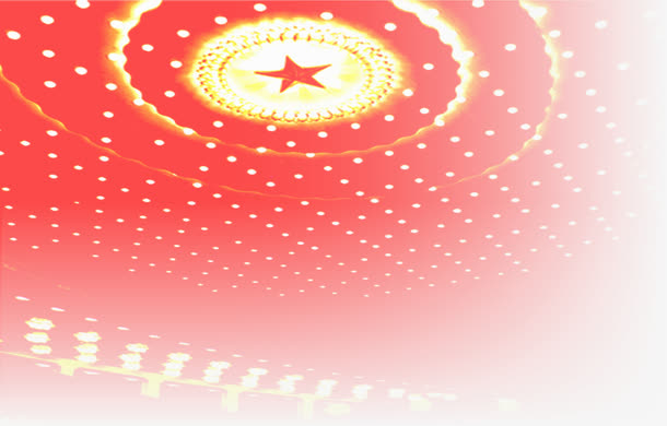 红色壁纸灯光效果图免抠