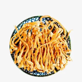 盘装虫草花免抠