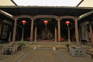 古代四合院素材背景