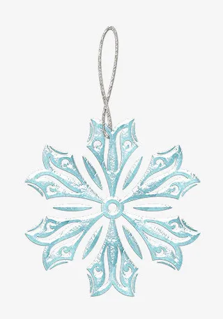 雪花吊坠免抠