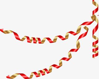 节日彩带矢量素材免抠