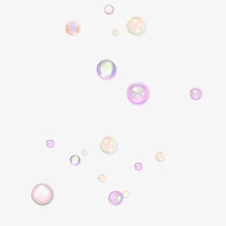 水彩肥皂泡免抠