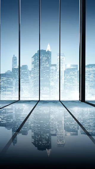 城市玻璃现代H5背景高清