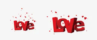 约惠七夕快乐放价海报love免抠