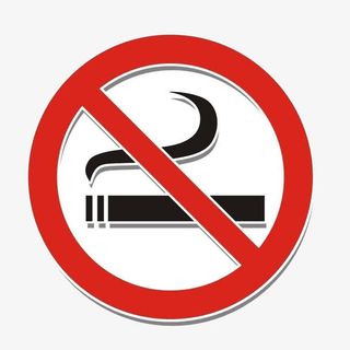 卡通禁烟标志免抠