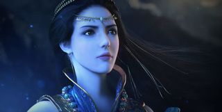 五官轮廓清晰可见美女免抠