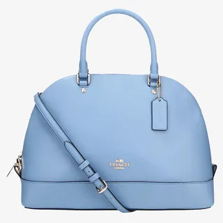 蓝色贝壳包COACH免抠