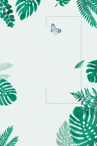 清新春天文艺海报背景高清