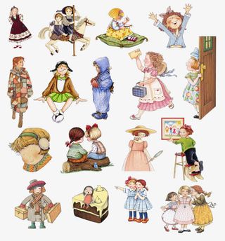 卡通人物PNG素材免抠