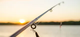 鱼竿背景图高清