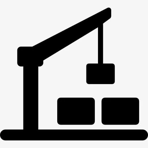 工程起重机图标免抠