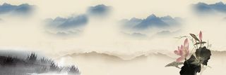 中国风水墨背景素材高清