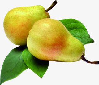 新鲜梨子蔬菜背景图