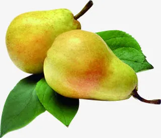新鲜梨子蔬菜背景图