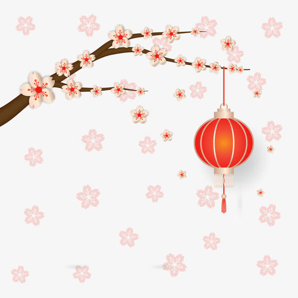 矢量樱花树免抠