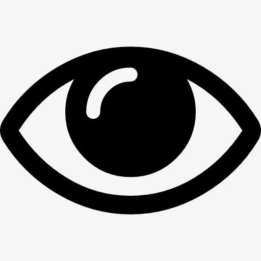 睁开眼睛图标免抠