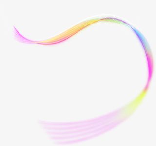 渐变节日丝带创意免抠