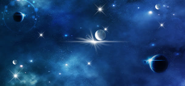 星空科技背景免抠