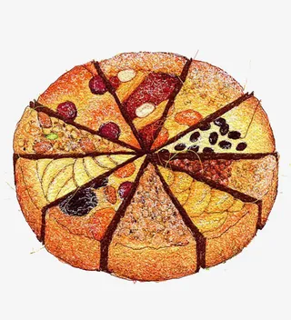 卡通什锦月饼免抠