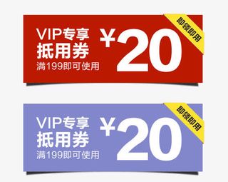 VIP专享抵用券免抠