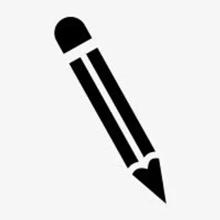 黑色铅笔装饰免抠
