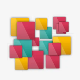 矢量时尚水晶方块设计免抠