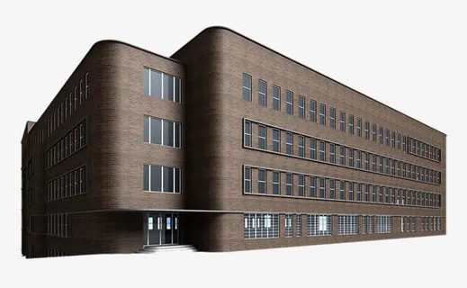 可视化三维办公大楼免抠