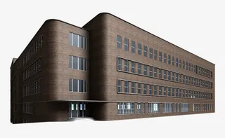 可视化三维办公大楼免抠