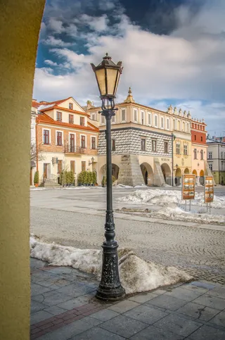 路灯房屋建筑城堡免抠