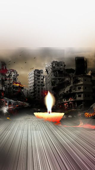 抗震救灾祈福九寨沟海报免抠