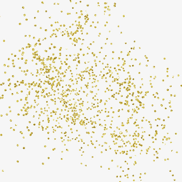 金黄色素材漂浮图片  金色节日免抠