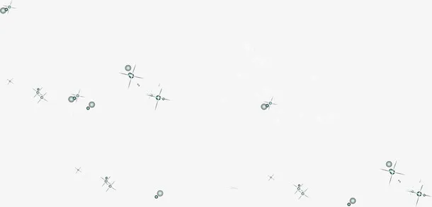璀璨卡通星光创意免抠