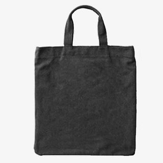 黑色质感装饰环保布袋设计图免抠