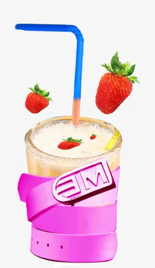 草莓味牛奶免抠