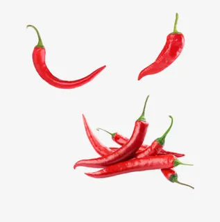 红色的辣椒免抠