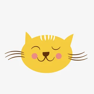 卡通动物头像免抠